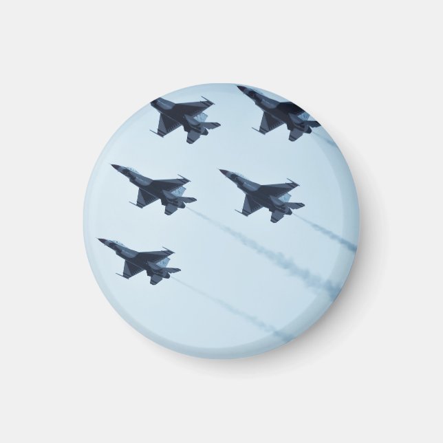 Thunderbirds F-16 Airshow Magnet (Front)