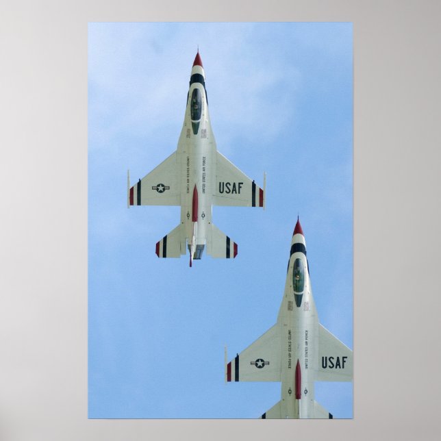 Thunderbirds Flight Demonstration Team Poster (Front)