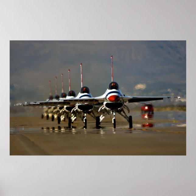 Thunderbirds Flight Demonstration Team Poster (Front)