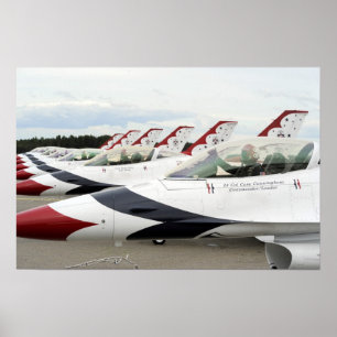 Thunderbirds Flight Demonstration Team Poster