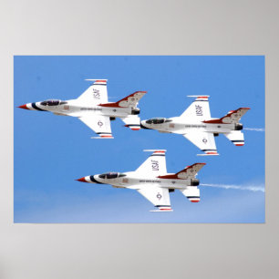 Thunderbirds Flight Demonstration Team Poster