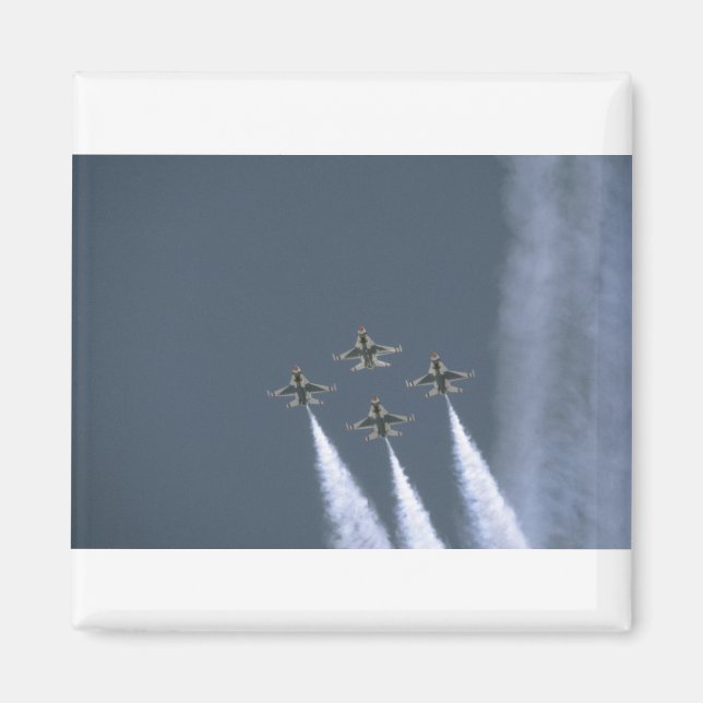 Thunderbirds Flying Diamond Formation Magnet (Front)