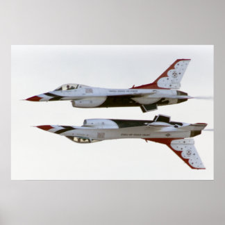 Thunderbirds Manoeuvre - Mirror Poster