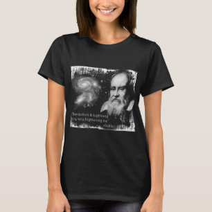 Thunderbolt lightning Galileo Science Astronomy T-Shirt