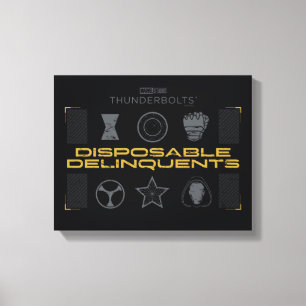 Thunderbolts* Disposable Delinquents Canvas Print