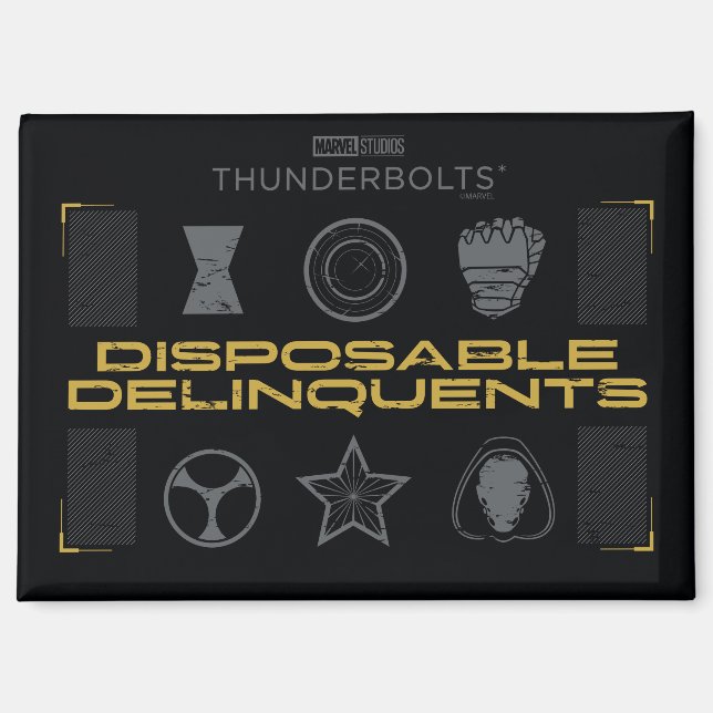 Thunderbolts* | Disposable Delinquents Magnet (Front)