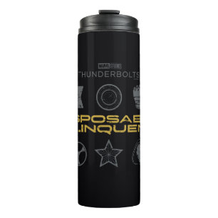 Thunderbolts*   Disposable Delinquents Thermal Tumbler