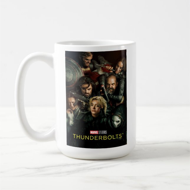 Thunderbolts* | Group Fighting Theatrical Coffee Mug (Left)