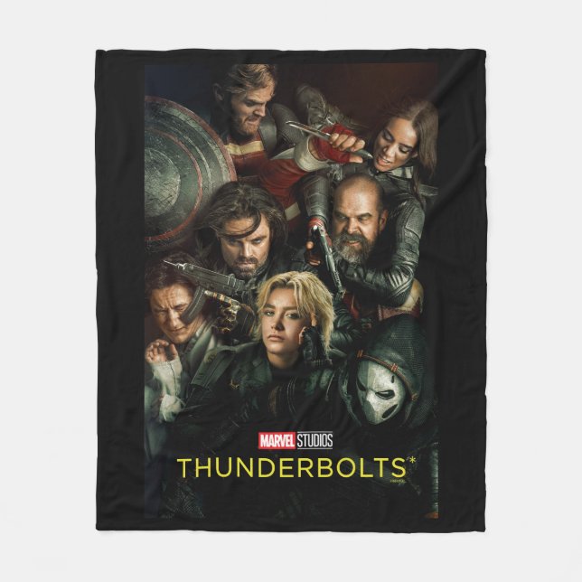 Thunderbolts* | Group Fighting Theatrical Fleece Blanket (Front)
