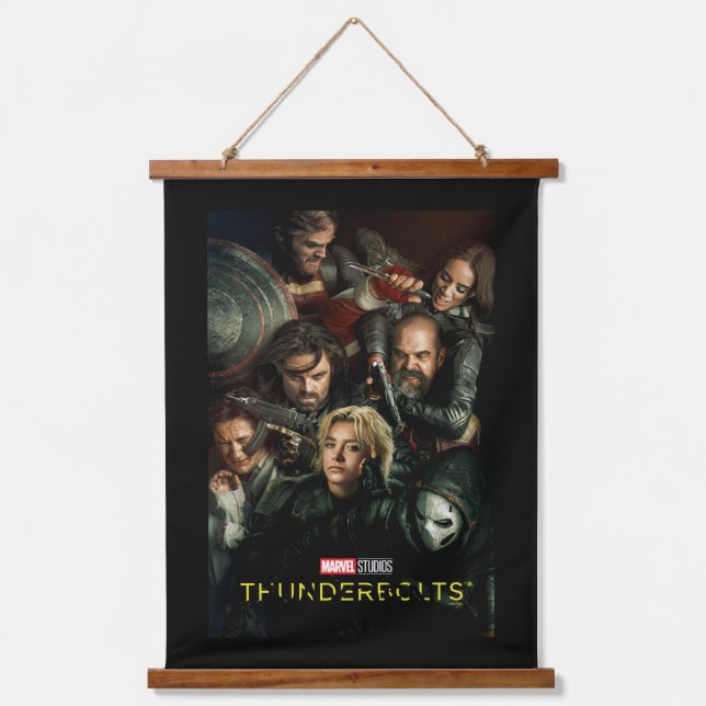 Thunderbolts* | Group Fighting Theatrical Hanging Tapestry (Front)