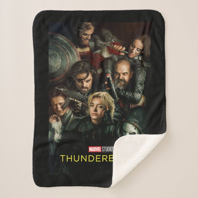 Thunderbolts* | Group Fighting Theatrical Sherpa Blanket (Front)