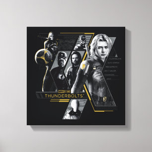 Thunderbolts* Group Graphic Canvas Print