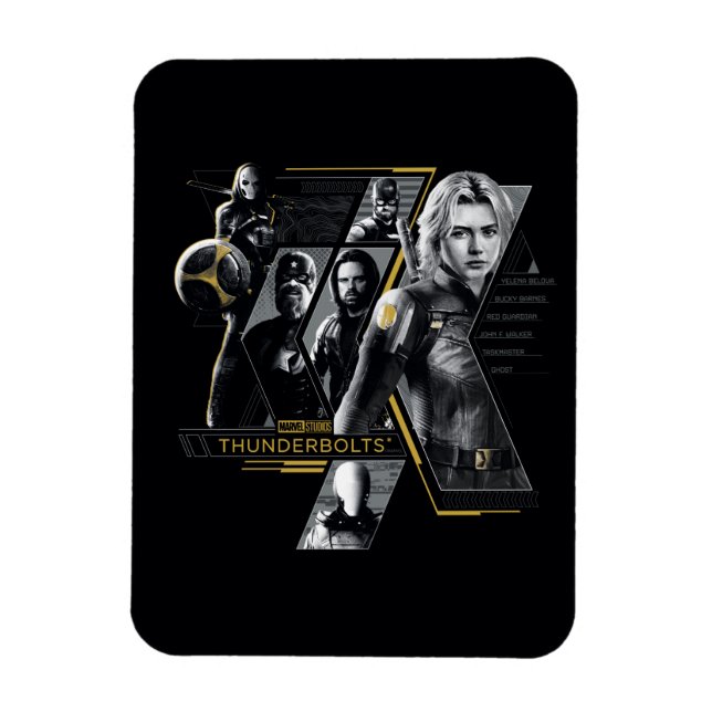 Thunderbolts* | Group Graphic Magnet (Vertical)