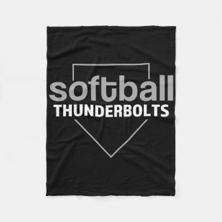 Thunderbolts Manual Softll Home Plate Hs Fleece Blanket