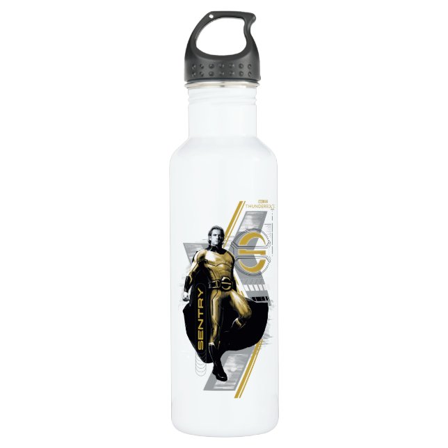 Thunderbolts* | Sentry Character Graphic 710 Ml Water Bottle (Front)