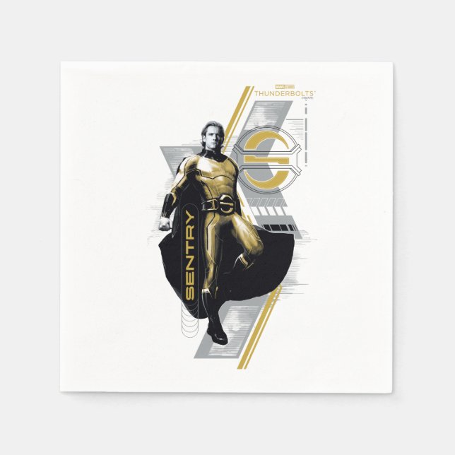 Thunderbolts* | Sentry Character Graphic Napkin (Front)