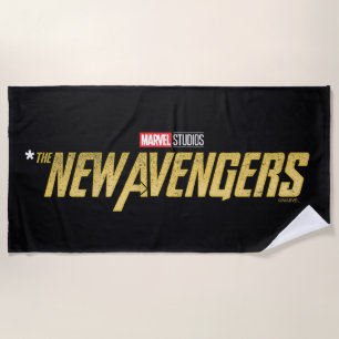 Thunderbolts* *The New Avengers Logo Beach Towel