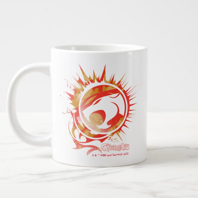 ThunderCats | Explosive Logo Graphic Large Coffee Mug (Left)