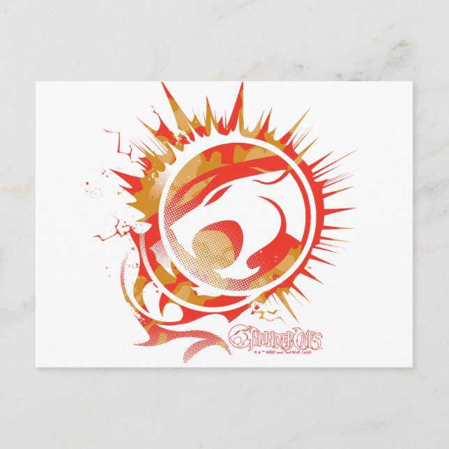 ThunderCats | Explosive Logo Graphic Postcard (Front)
