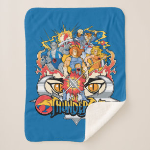 ThunderCats   Firey Group Graphic Sherpa Blanket