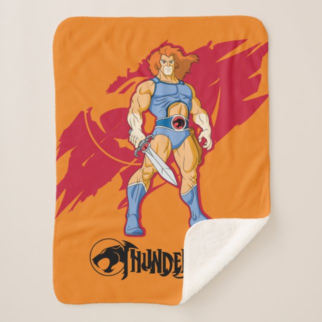 ThunderCats | Lion-O Character Graphic Sherpa Blanket (Front)