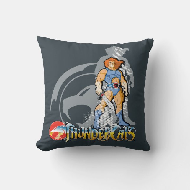 ThunderCats | Lion-O Halfttone Shadow Graphic Cushion (Front)