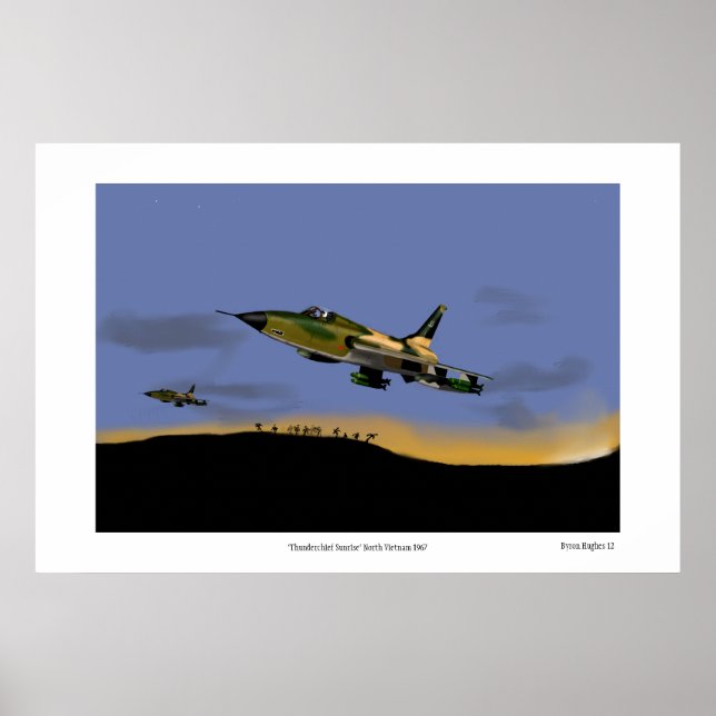 Thunderchief Sunrise Vietnam 1967 Poster (Front)