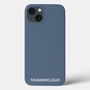 Thundercloud Blue-grey Colour Name iPhone 13 Case