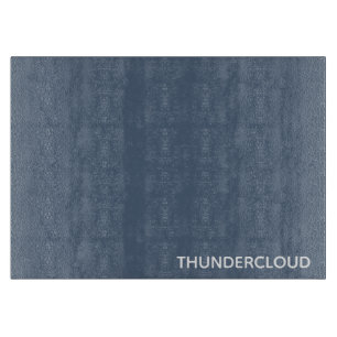 Thundercloud Blue-grey Colour Name Cutting Board
