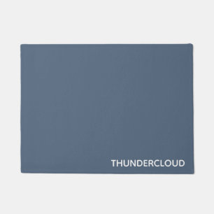 Thundercloud Blue-grey Colour Name Doormat