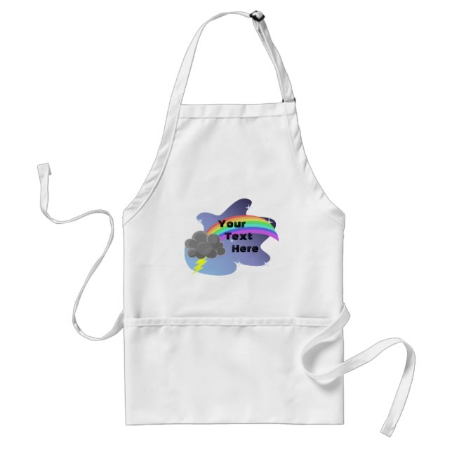 Thundercloud Rainbow Standard Apron (Front)