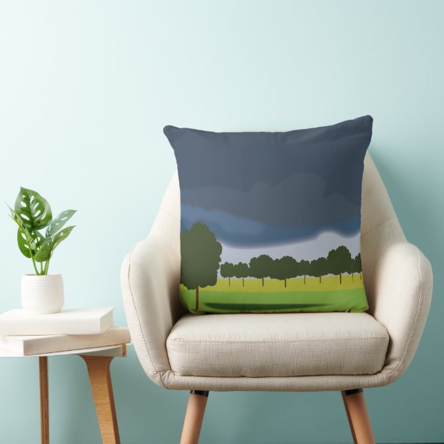 Thunderclouds Clouds Nature Landscape Cushion (Chair)