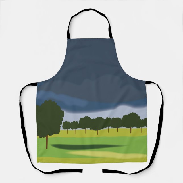 Thunderclouds Clouds Nature Scenic Apron (Front)