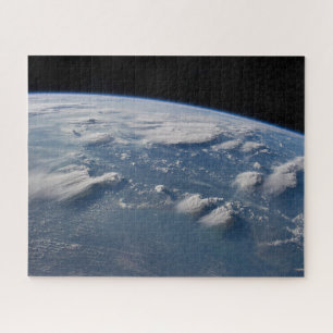 Thunderhead Anvils Of Earth Onto Southern Borneo. Jigsaw Puzzle