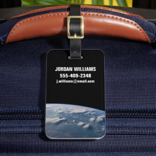 Thunderhead Anvils Of Earth Onto Southern Borneo. Luggage Tag