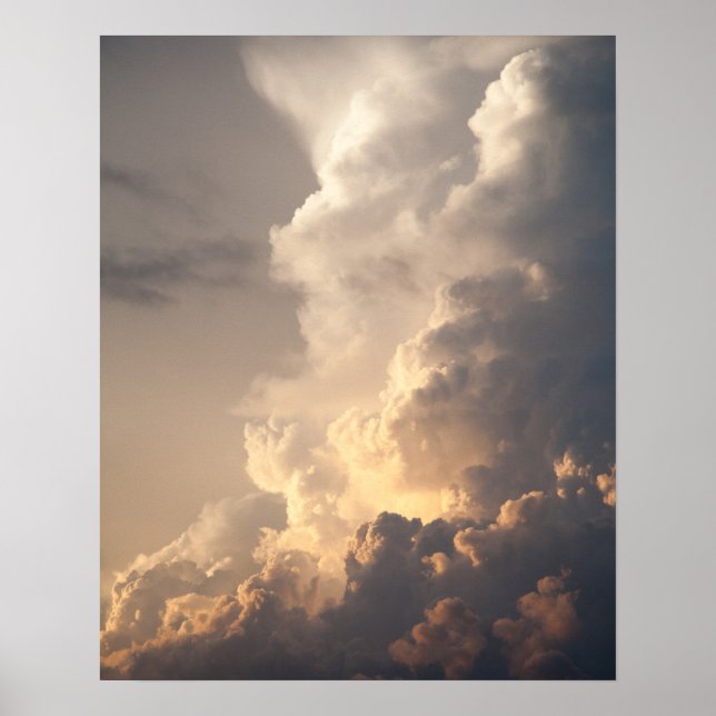 Thunderhead Cloud Heaven Sky Storm Clouds Poster (Front)