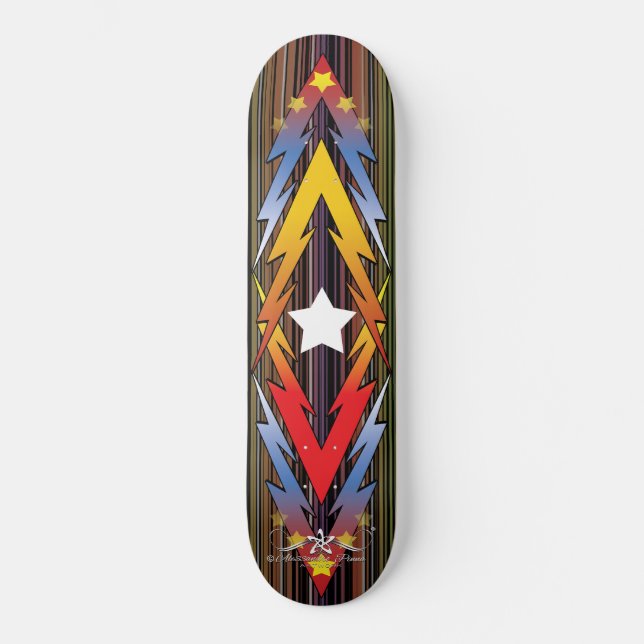 Thundering Stars 5/6 Skateboard (Front)