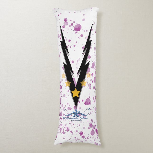 Thundering Stars Body Cushion (Front Vertical)