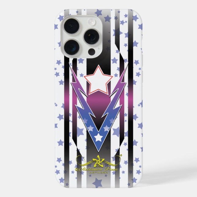 Thundering Stars iPhone Case (Back)