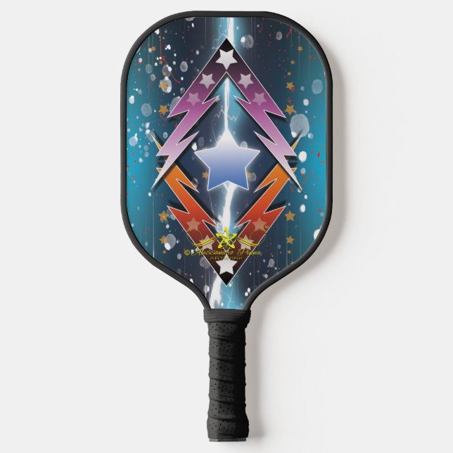 Thundering Stars Pickleball Paddle (Front)