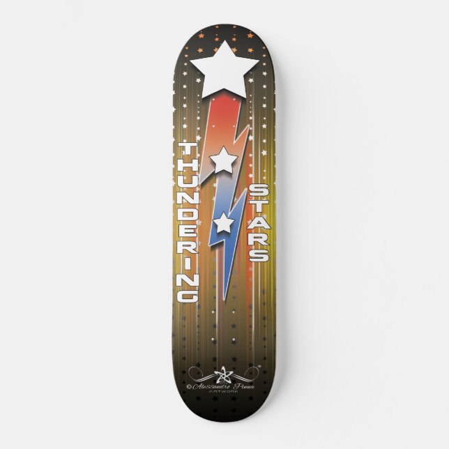 Thundering Stars Skateboard (Front)