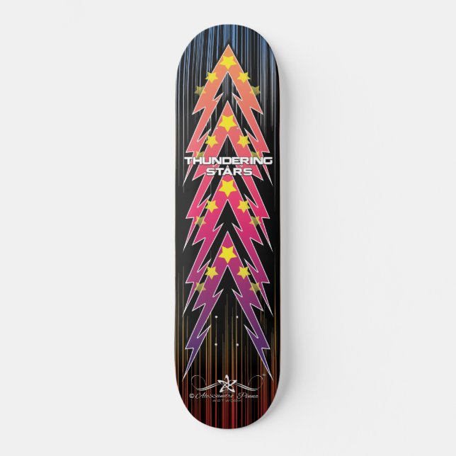 Thundering Stars Skateboard (Front)