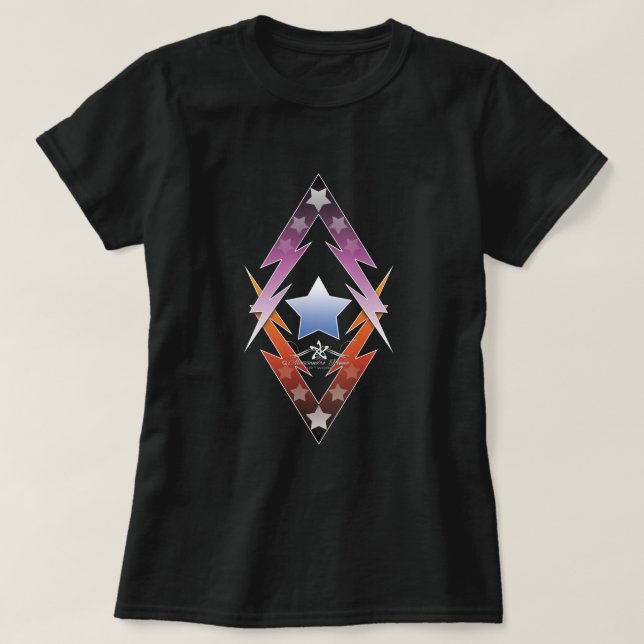 Thundering Stars T-Shirt (Design Front)
