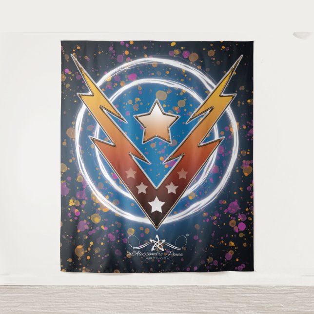 Thundering Stars Tapestry (Front)
