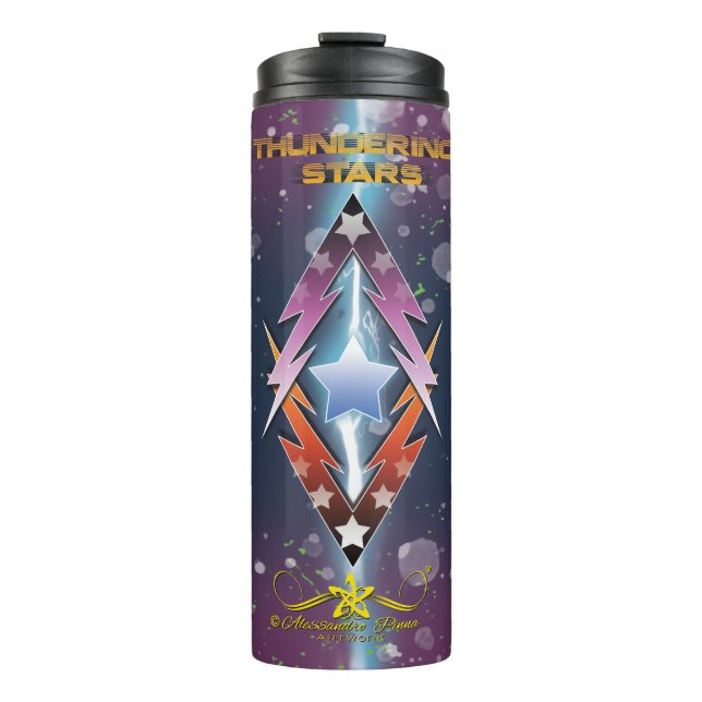 Thundering Stars Thermal Tumbler (Front)