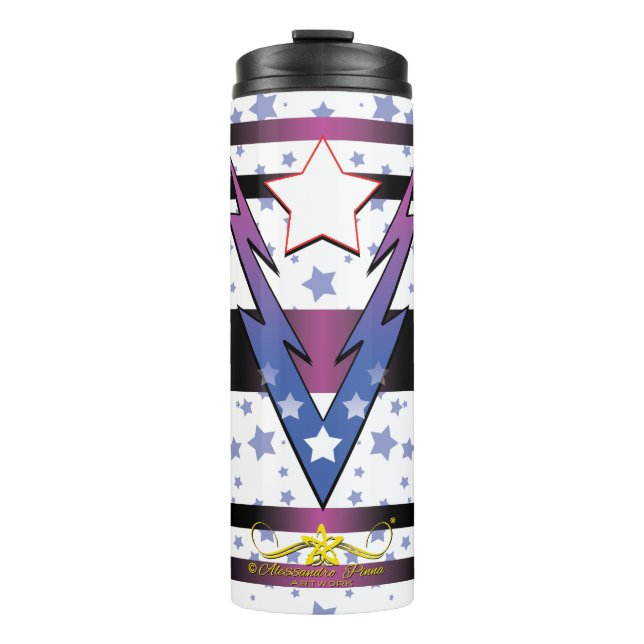 Thundering Stars Thermal Tumbler (Front)
