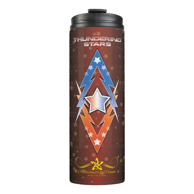 Thundering Stars Thermal Tumbler (Front)