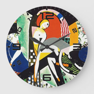 Thundershower Modern Art Wall Clock