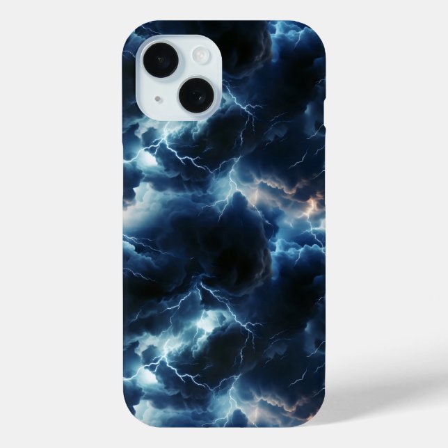 Thunderstorm Lighting Pattern Case-Mate iPhone Case (Back)