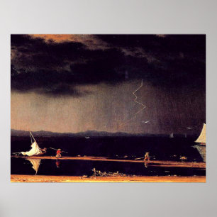 Thunderstorm on Narragansett Bay, famous artwork Poster